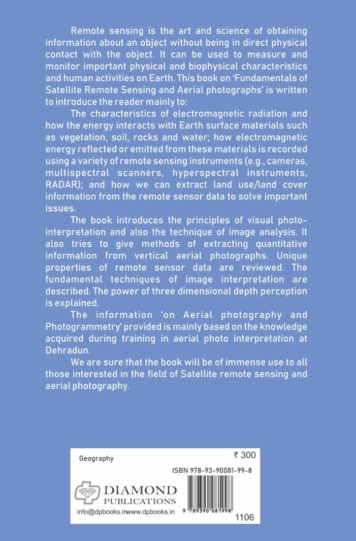 Fundamentals of Satellite Remote Sensing and Aerial Photographs | Dr. Shrikant Karlekar