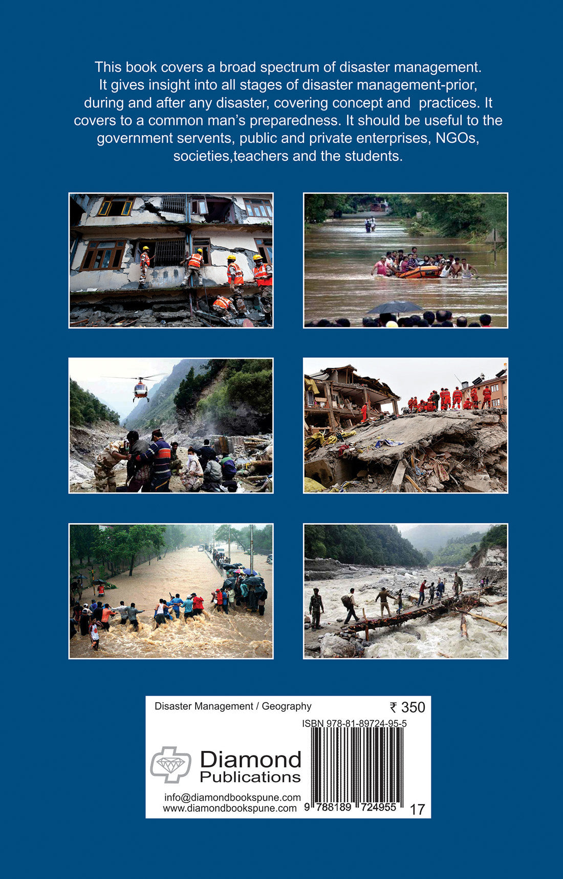 Concepts and practices in Disaster Management